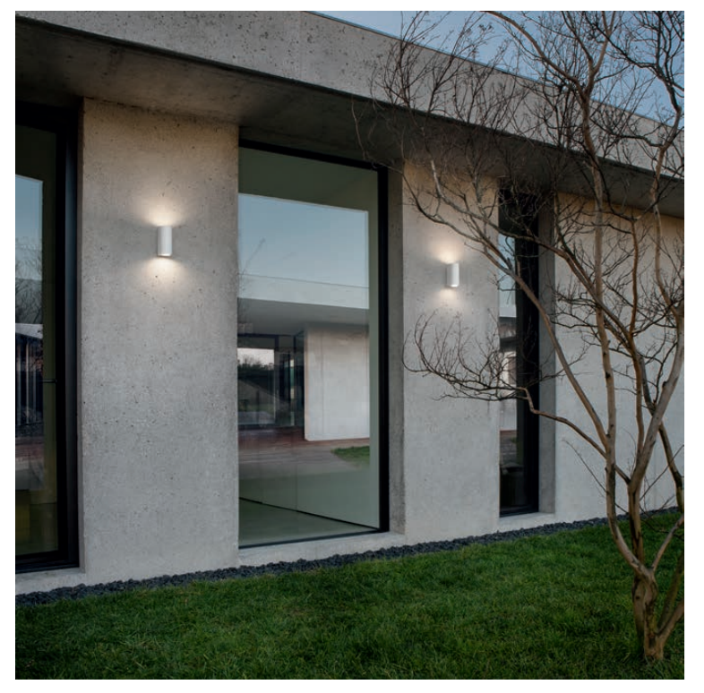 GEALUCE Applique cilindro in alluminio bianco-antracite-marrone IP44 1-2XGU10 non incl. GEALUCE Applique cilindro in alluminio bianco-antracite-marrone IP44 1-2XGU10 non incl.